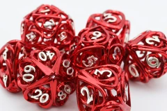 Foam Brain Games - Hollow Hearts: Red Metal RPG Dice Set